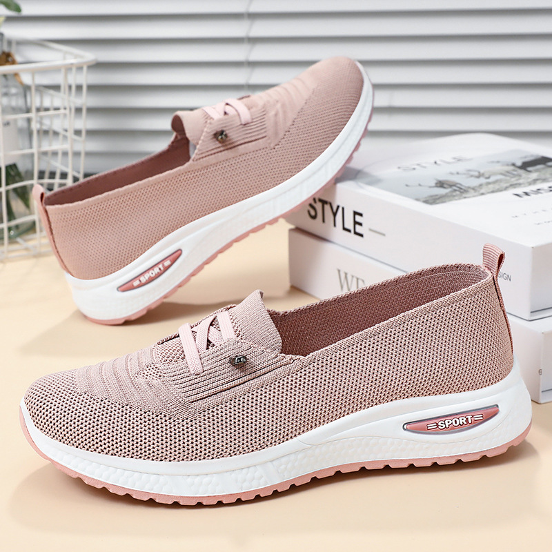 Running Gear Shoes - 여성용 오버사이즈 캐주얼 슈즈, 통기성 있는