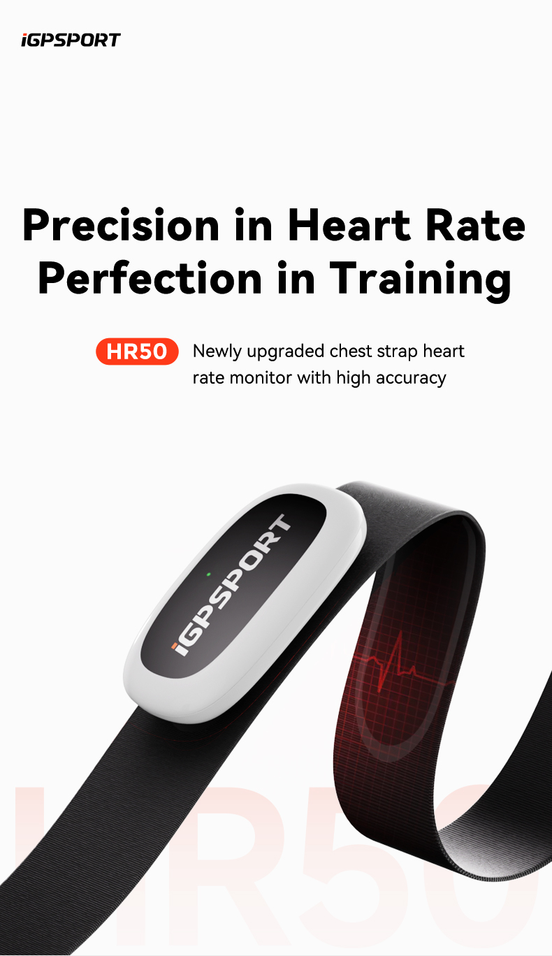 Heart Rate Strap Chest - IGPSPORT HR50 심박수 모니터 가슴 스트랩