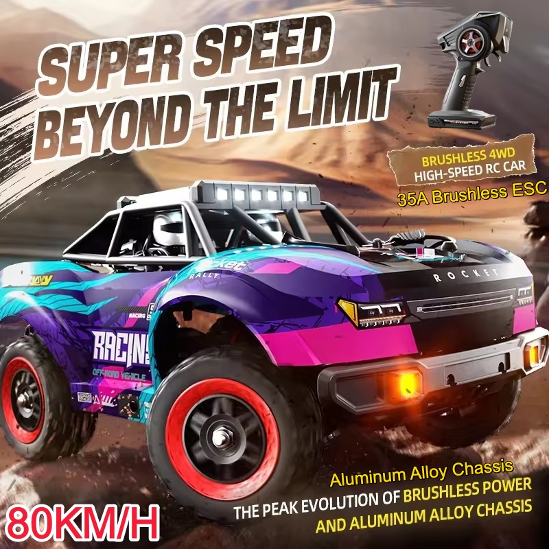 Running Gear Vehicle - 80KM/H 브러시리스 RC 레이싱카 1:18 전동