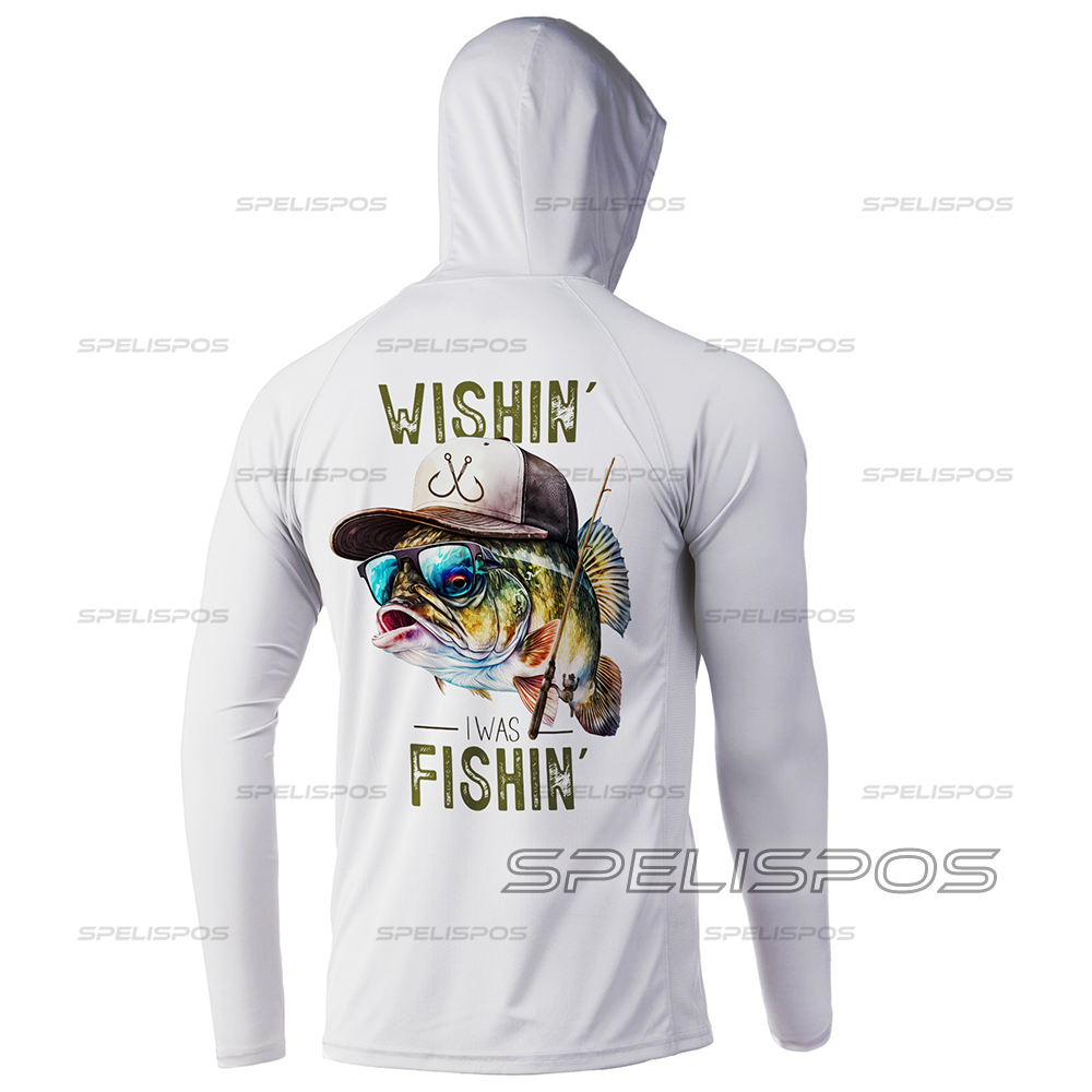 낚시 후드 흰색 긴팔 라이딩 탑 UPF 50+ 남성 러 - Running Gear Long Sleeve 리뷰 및 가격
