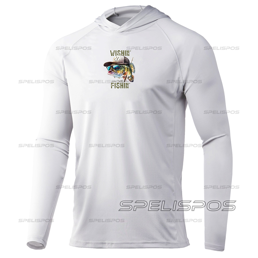 낚시 후드 흰색 긴팔 라이딩 탑 UPF 50+ 남성 러 - Running Gear Long Sleeve 리뷰 및 가격