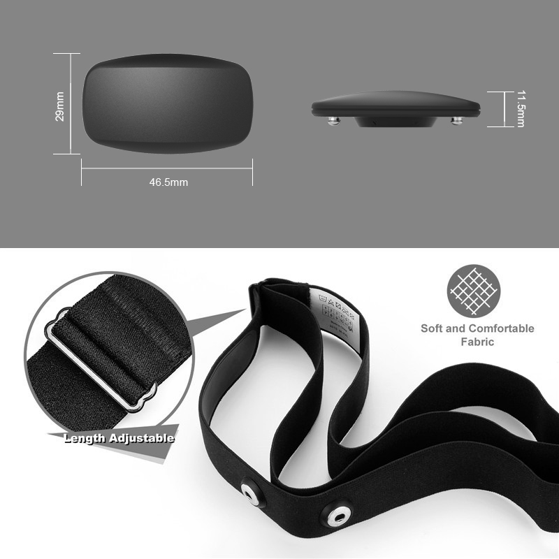 BLE5.0 ANT+ 심박수 모니터 가슴 스트랩 IP6 - Heart Rate Strap Chest 리뷰 및 가격