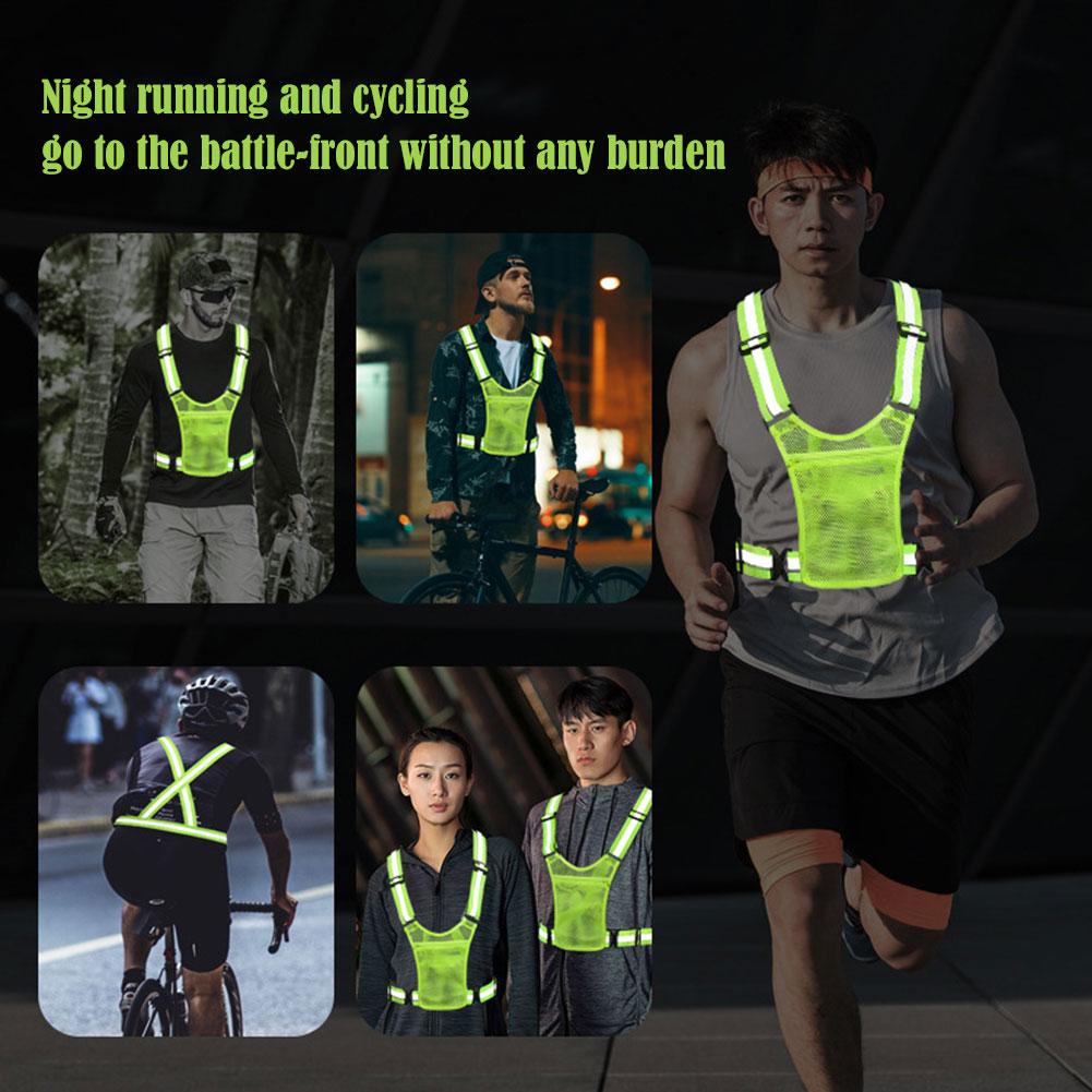 경량 조절식 반사 안전 조끼, 신축성 조끼 재킷, 하이 - Running Gear Jacket 리뷰 및 가격