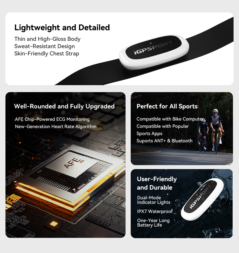 IGPSPORT HR50 심박수 모니터 가슴 스트랩 사 - Heart Rate Strap Chest 리뷰 및 가격