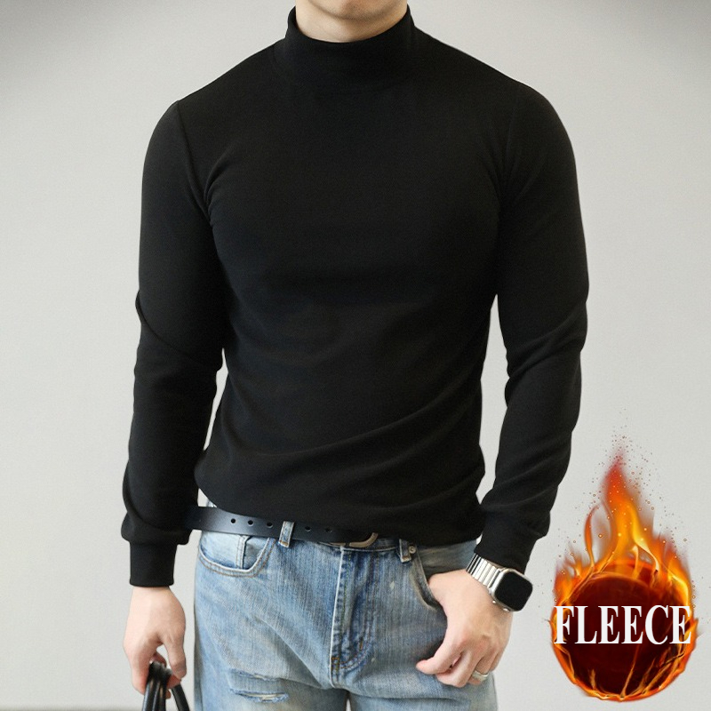 퀵 드라이 남성용 발열 기능성 긴팔 목폴라 블루 플리스 - Running Gear Long Sleeve 리뷰 및 가격