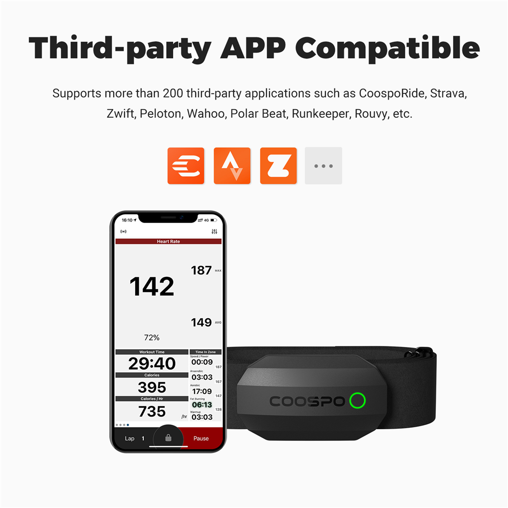 COOSPO H808S 심박수 센서, 듀얼 모드 ANT - Heart Rate Strap Chest 리뷰 및 가격