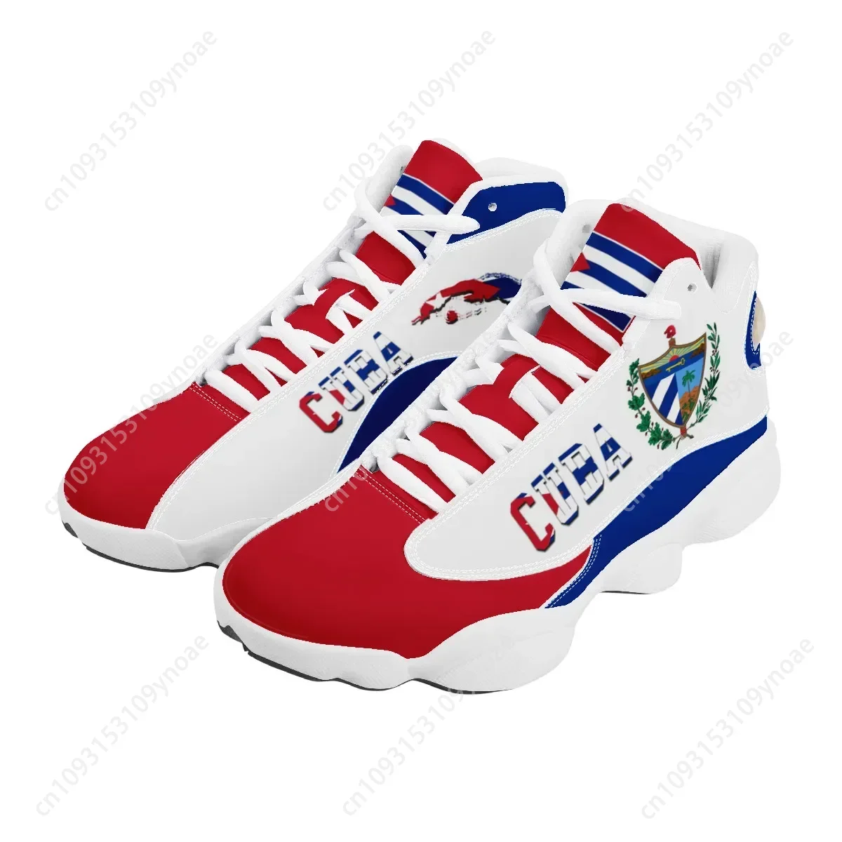 쿠바 국기 인쇄 멋진 남자 농구 스니커즈 남성 십대를위 - Running Gear Shoes 리뷰 및 가격