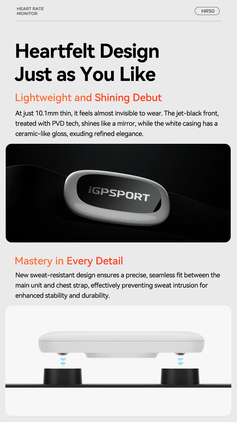 IGPSPORT HR50 심박수 모니터 가슴 스트랩 A - Heart Rate Strap Chest 리뷰 및 가격