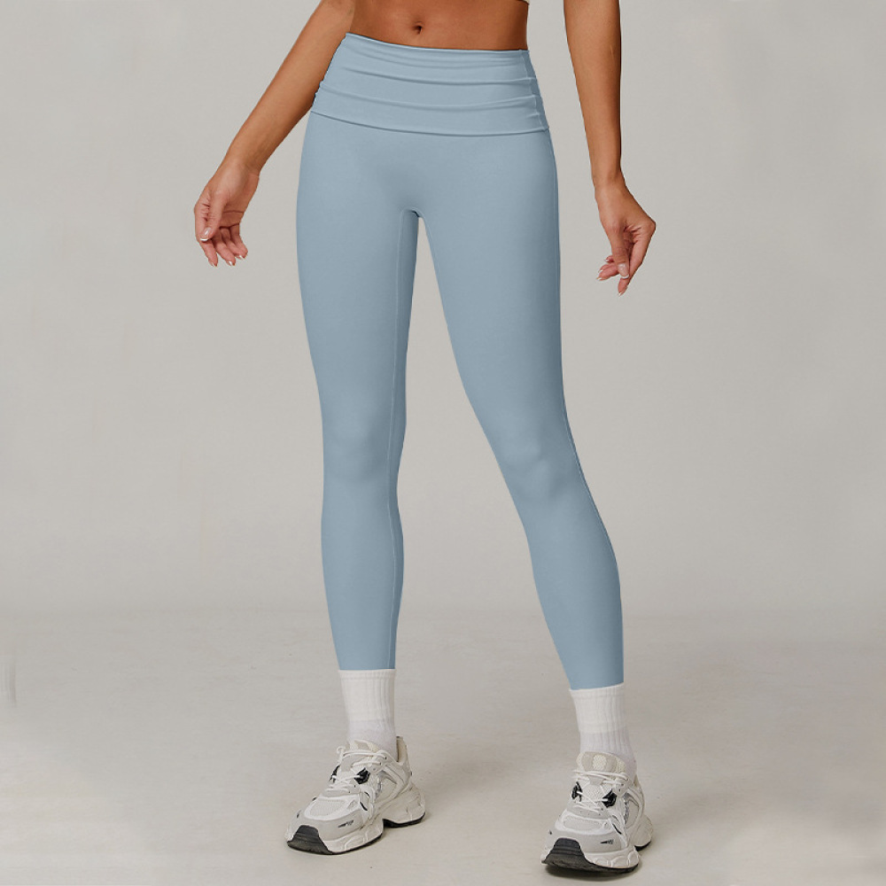 여성용 운동용 요가 팬츠, 허리 접이식 레깅스, 힙업  - Running Gear Gym 리뷰 및 가격