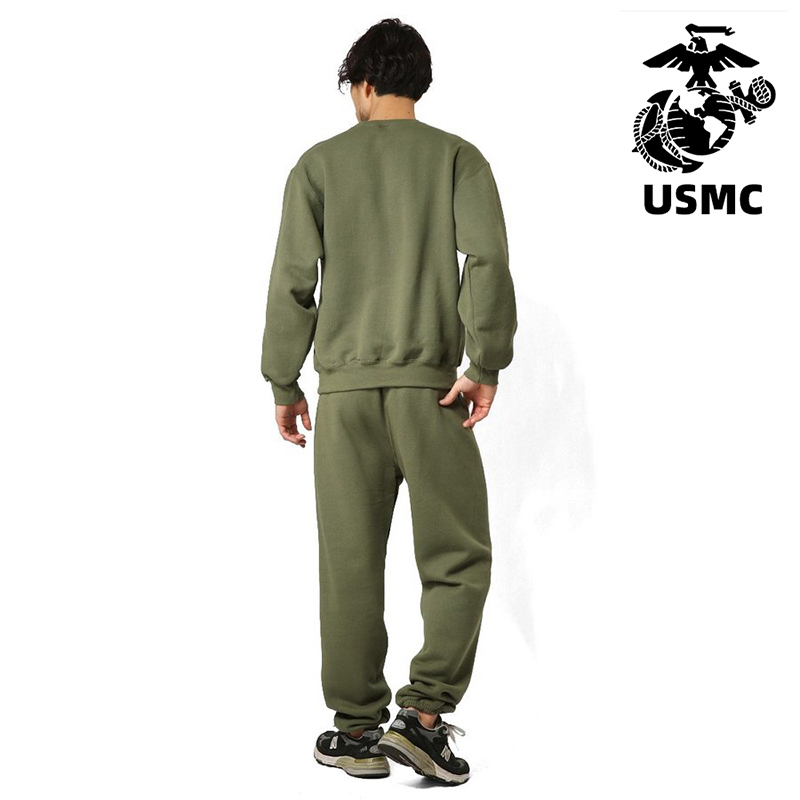 미 해병대 위장 긴팔 후드티와 바지 세트 얇은 플리스  - Running Gear Long Sleeve 리뷰 및 가격