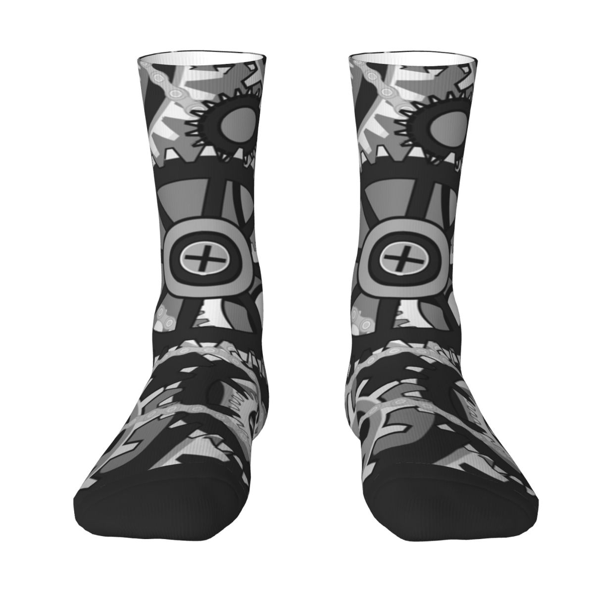기어 빈티지 휠 스타킹 남성 프린트 산업 디자인 양말  - Running Gear Gifts 리뷰 및 가격
