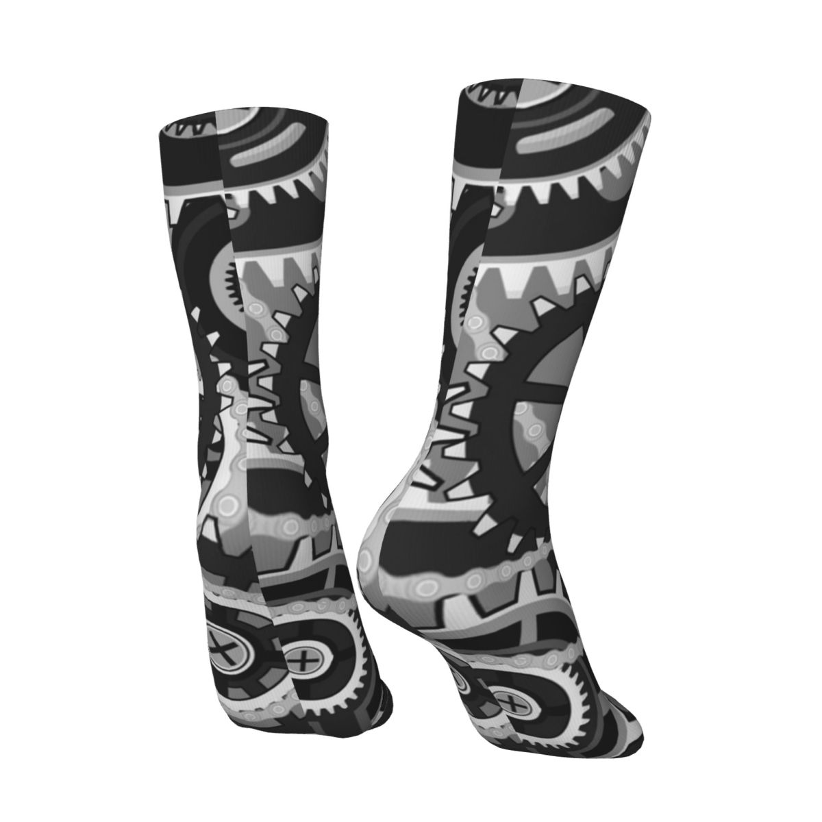 기어 빈티지 휠 스타킹 남성 프린트 산업 디자인 양말  - Running Gear Gifts 리뷰 및 가격